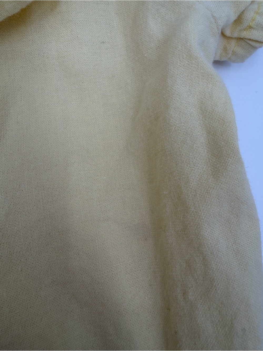 Ann Labay Originals Vintage Girls Yellow Geese Dress 3T 4T Cottagecore Ruffle - Picture 3 of 7